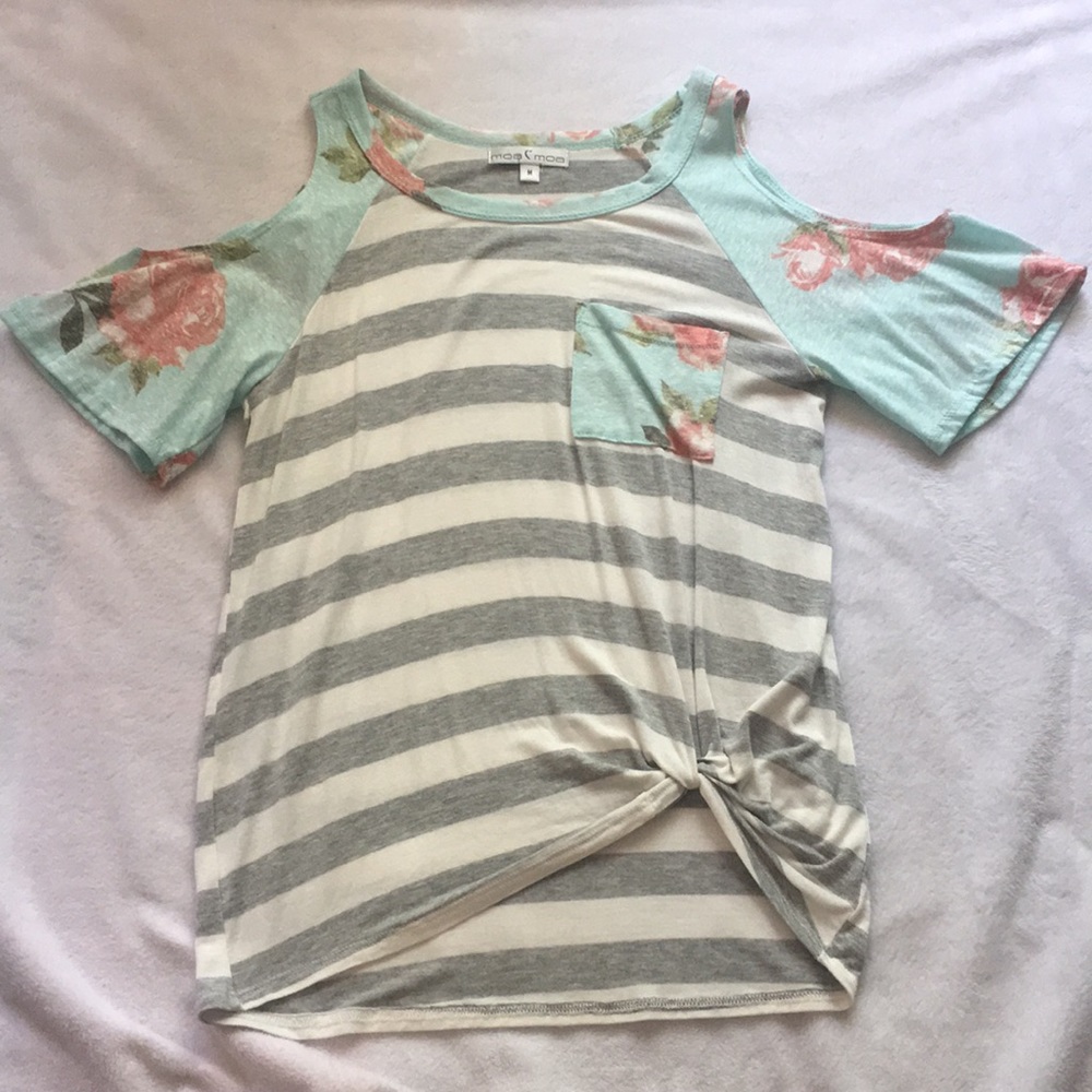 Cold shoulder t-shirt